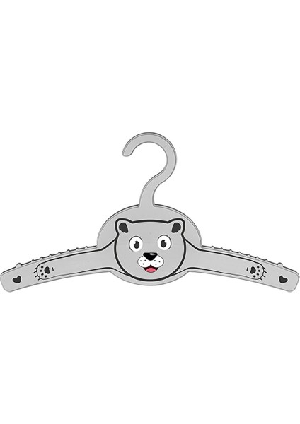 Funny Giysi Askısı Bear 4'lü Gri