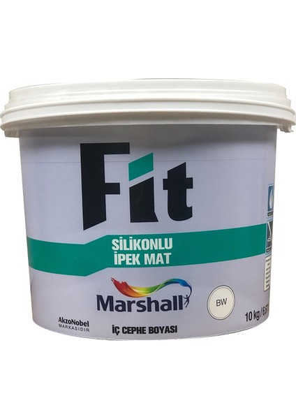 Fit Silikonlu Ipek Mat Iç Cephe Duvar Boyası 10 kg Sabun Köpüğü