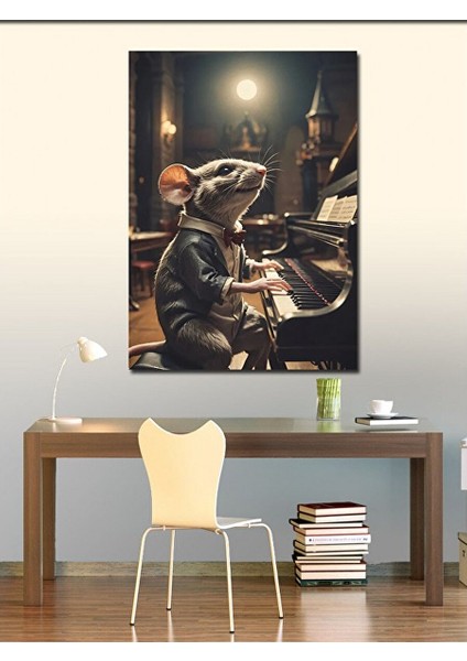 Kanvas Tablo Piyanist Fare 100X140 cm fiyatları