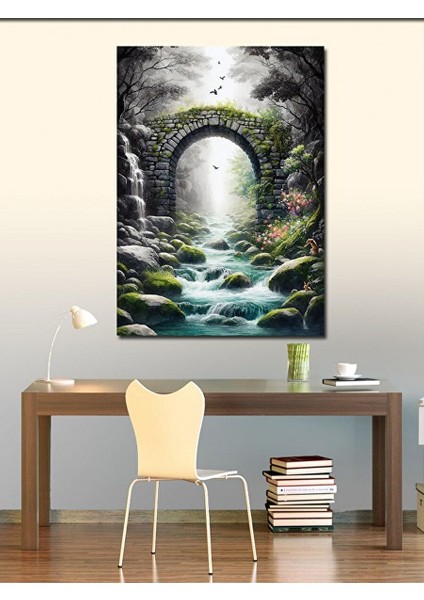 Kanvas Tablo Büyülü Orman Yolu 70X100 cm fiyatları