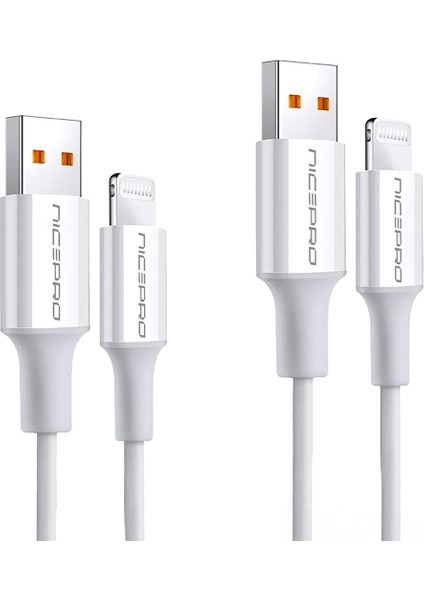UTL20 45W 2m Tpe USB To Lightning Hızlı Şarj ve Data Kablosu 2 Adet