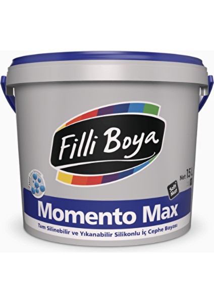 Filli Momento Max Silikonlu 15 Lt Iç Cephe Boyası Kum Beyazı