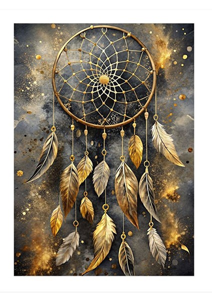 Düş Kapanı Dreamcatcher Modern Mdf Tablo 25CMX 35CM 25X35 cm