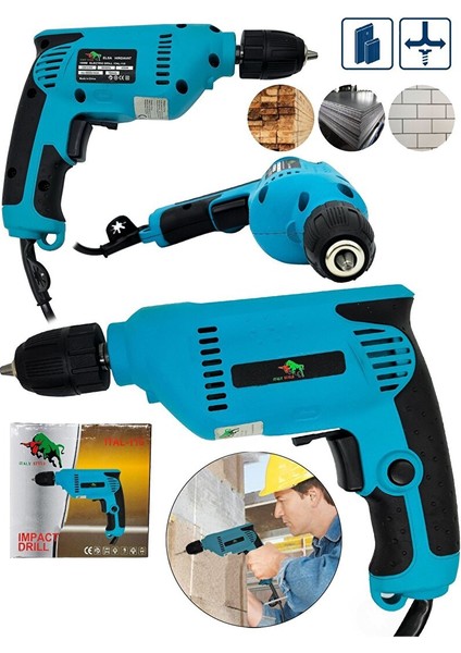 Profesional Elektrikli Matkap 13MM750W-MAVI fiyatları