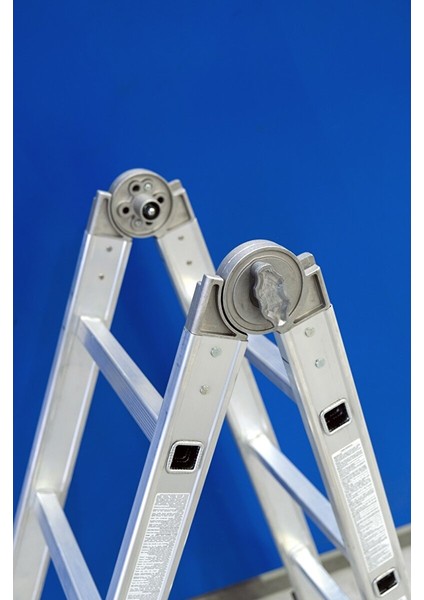 2x6 Basamaklı Katlanır Alüminyum Merdiven (K4) 2x6 Basamak