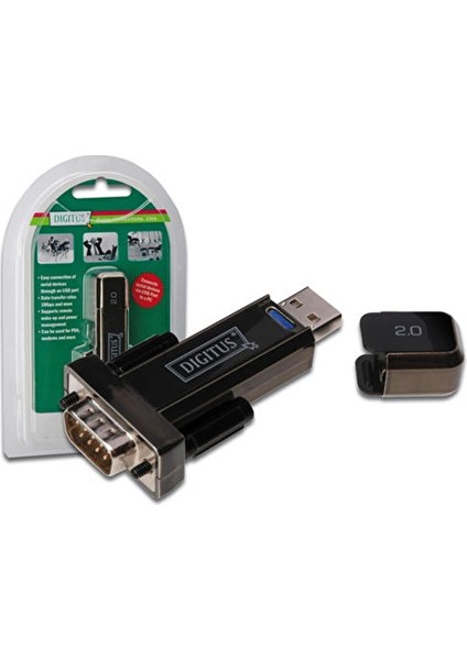 DA-70156 Usb2.0 => RS232 (Seri̇) Çevi̇ri̇ci̇ (Usb A Erkek => D-Sub 9 Erkek) (Usb Uzatma Kablosu