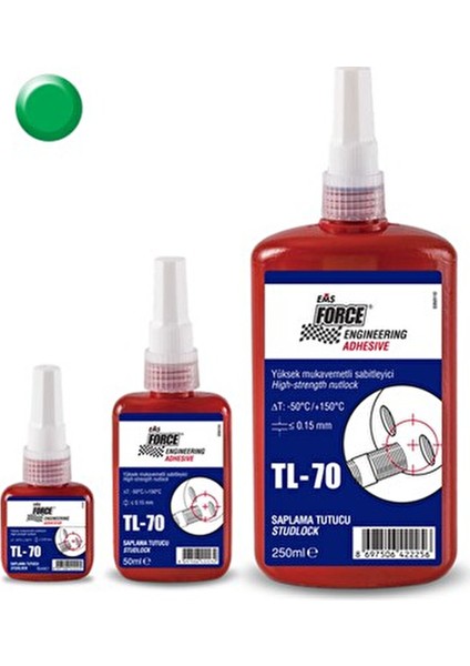 Tl-70 Cıvata Sabitleme 50ML (Yüksek Kuvvet)