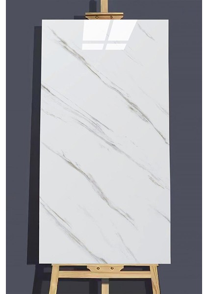 30X60 cm Beyaz Siyah Mermer Desenli Kendinden Yapışkanlı Seramik Köpük Banyo Pvc Duvar PANELI-6013 fırsatları