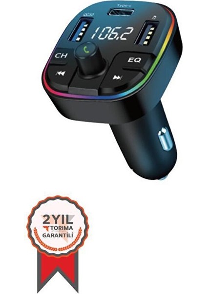 Torima G11 20W Pd Şarj Özellikli Dijital Göstergeli Bluetooth Fm Transmitter