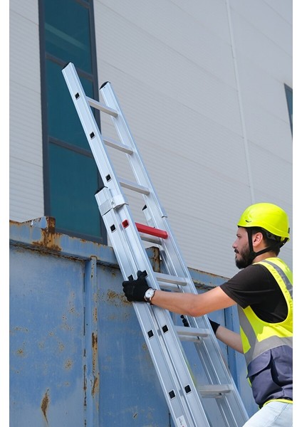 2x6 Basamaklı Iki Parçalı Alüminyum Merdiven (TS6040) 2x6 Basamak indirimleri