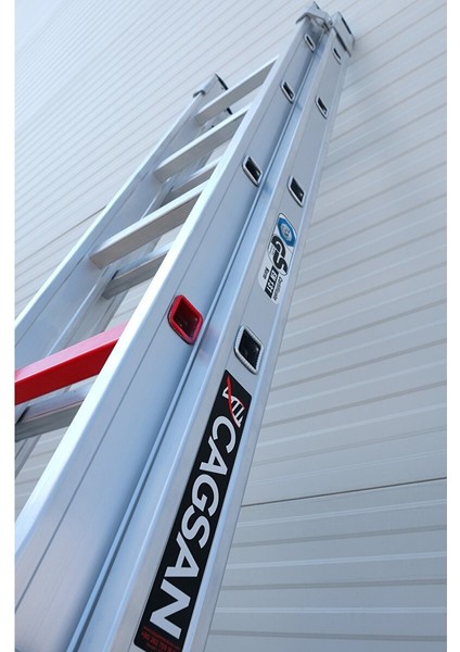 2x6 Basamaklı Iki Parçalı Alüminyum Merdiven (TS6040) 2x6 Basamak