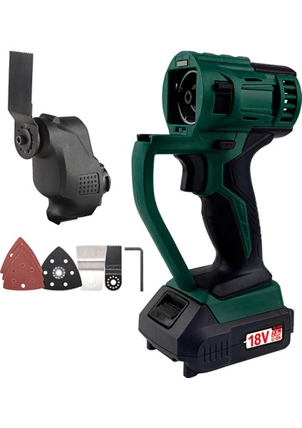 MS18-20 Akülü Multi Set 18 Volt / 2 Ah Li-Ion Çift Akülü Vidalama Multi Set
