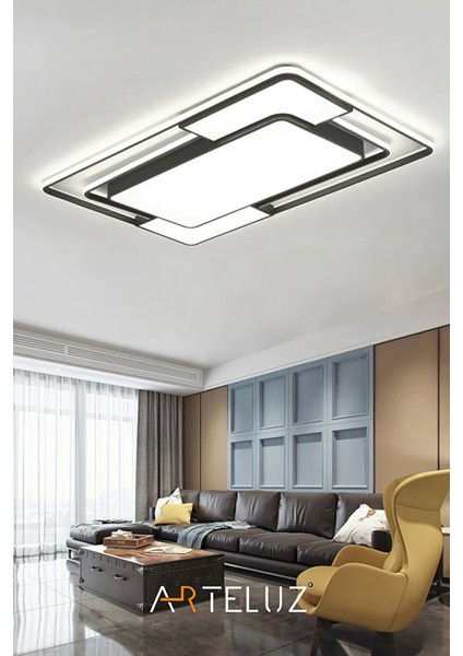 Di̇kdörtgen Model Modern Plafonyer Avi̇ze (90X60 Cm) fiyatları
