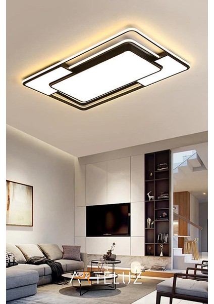 Di̇kdörtgen Model Modern Plafonyer Avi̇ze (90X60 Cm) fırsatları