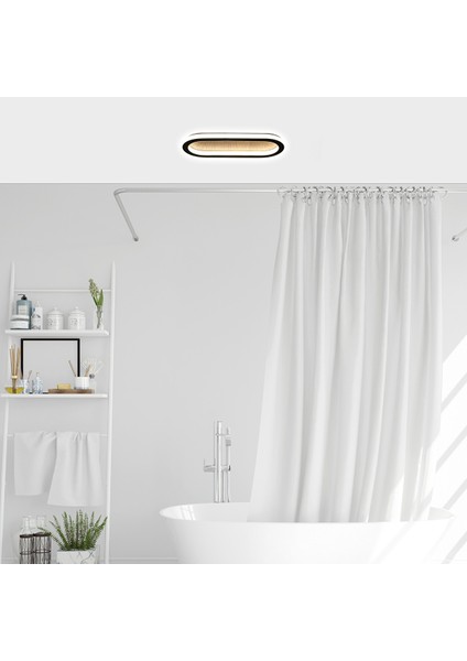 Plafonia Oval LED Plafonyer LED Avize Ahşap 40*16 cm 41 Watt fiyatları