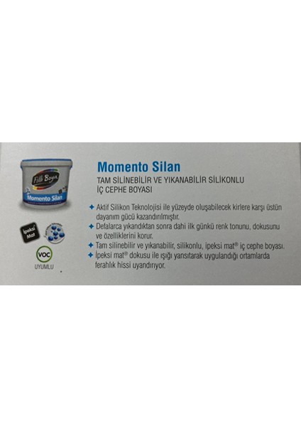 Filli Momento Silan 15 Lt Silinebilir Silikonlu Iç Cephe Boyası Kum Beyazı modelleri