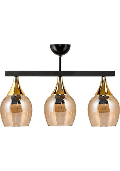 Üçlü Ufo Sarkit Avi̇ze Si̇yah Bal Rengi̇ Camli Gold Huni̇ modelleri