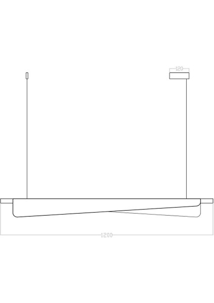 LED Avize Floke Iı Sarkıt 120 cm indirimleri