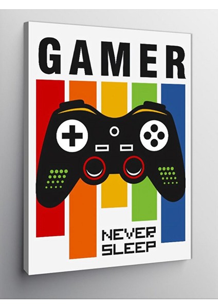 Kanvas Tablo Gamer Oyun Konsolu 70X100 cm