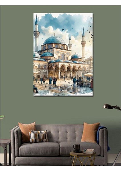 Kanvas Tablo Sultanahmet Camii 100X140 cm fiyatları