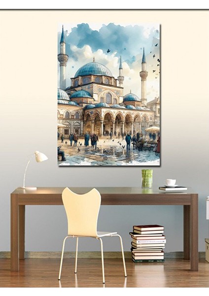 Kanvas Tablo Sultanahmet Camii 100X140 cm modelleri