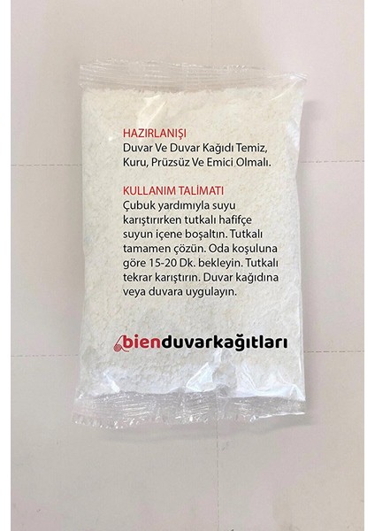 Bienfiks Özel Duvar Kağıdı Yapıştırıcısı Tutkalı 250 Gram (5-6 Rulo 30 M2) fiyatları