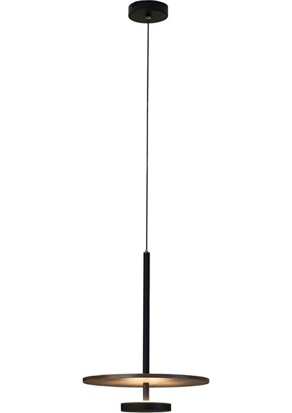 Bed Side Yatak Başı Sarkıt Ahşaplı LED Avize 25 cm
