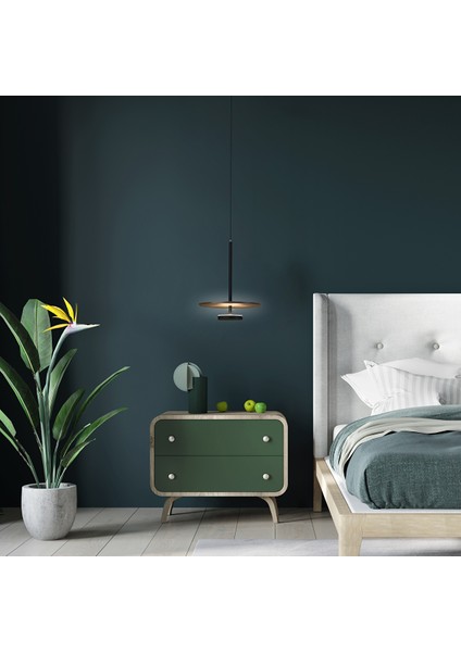 Bed Side Yatak Başı Sarkıt Ahşaplı LED Avize 25 cm fiyatları