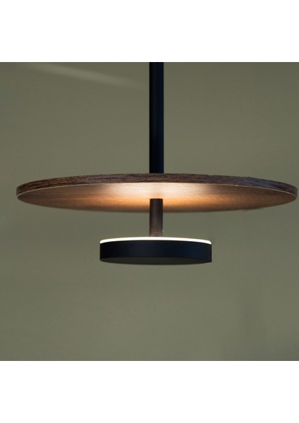 Bed Side Yatak Başı Sarkıt Ahşaplı LED Avize 25 cm modelleri