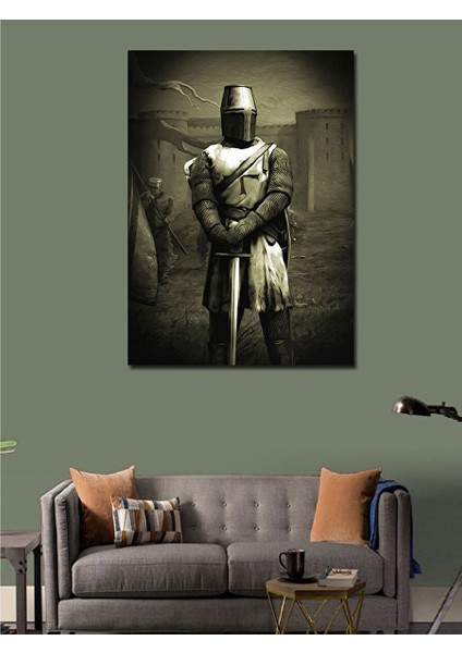 Kanvas Tablo Tapınak Şovalyesi 100X140 cm fiyatları