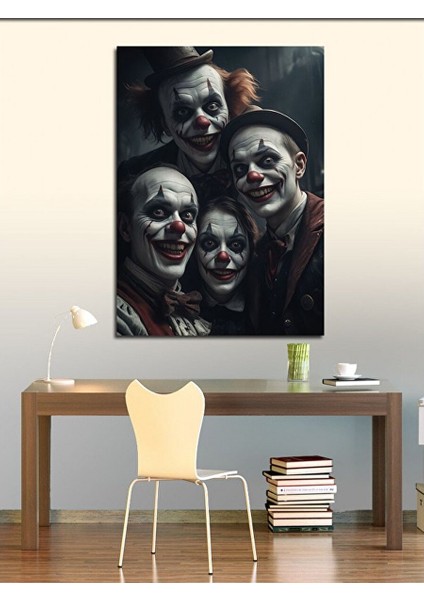 Kanvas Tablo Palyaçolar 100X140 cm modelleri
