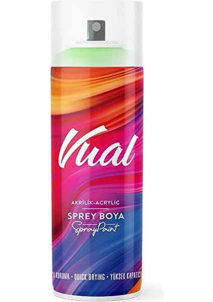 Vual Akrilik Sprey Boya Gri̇ Parlak 400 ml - RAL7035 modelleri