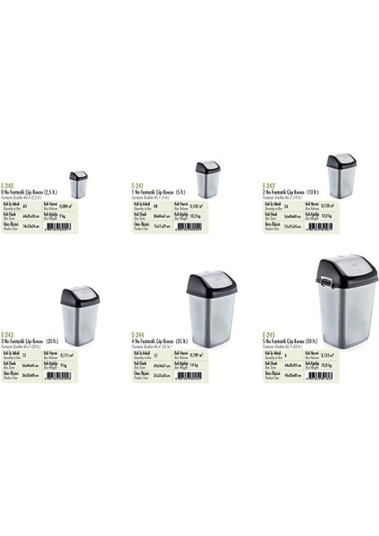 Polytime Sallanır Kapak Ofis Banyo Mutfak Bahçe Çöp Kutusu Kovası / 50 Litre / Krem / 68 x 41 x 33 Cm. modelleri