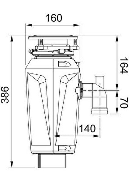 Çöp Öğütücü Slim 75