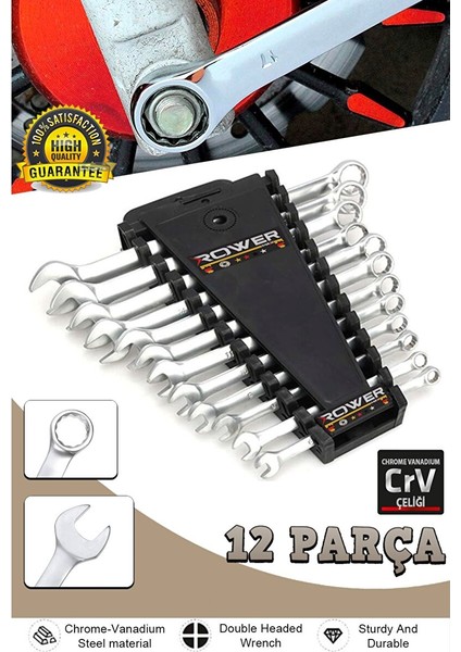 Germany Cr-V 65 Parça 53 Lokma Takımı Otomatik Cırcırlı 1/4" 12 Parça Kombine Açık Ağız-Yıldız Anahtar Takım fiyatları