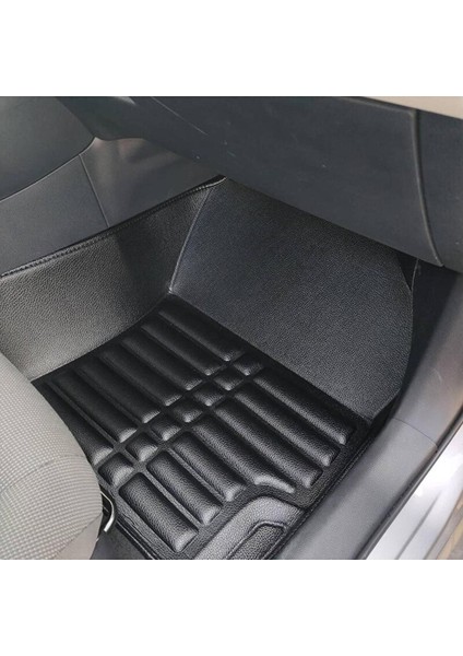Peugeot 3008 2017-2023 Siyah Havuzlu Dikişsiz (Press) Deri Paspas indirimleri