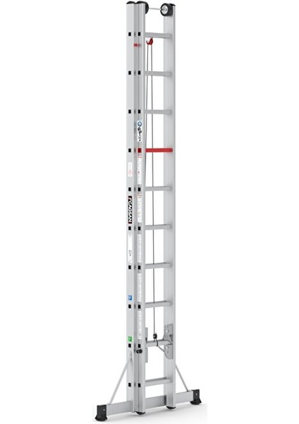 2X10 Basamaklı Ipli&makaralı Alüminyum Merdiven (M1006) fiyatları