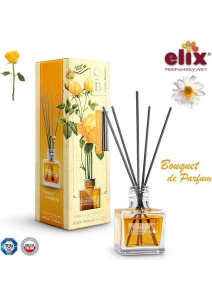 Doğal Çiçek Esansları Içeren, Ev - Ofis Kokusu 100ML. - Sedir ve Sandal Ağacı
