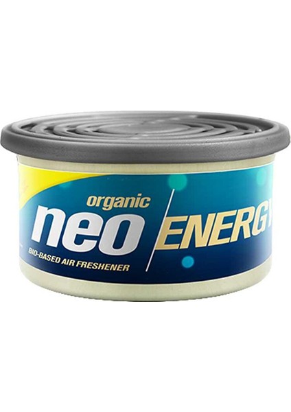 Neo Energy Metal Kutuda Ahşap Granüllere Emdirilmiş Özel Aromalı Koku - Limon