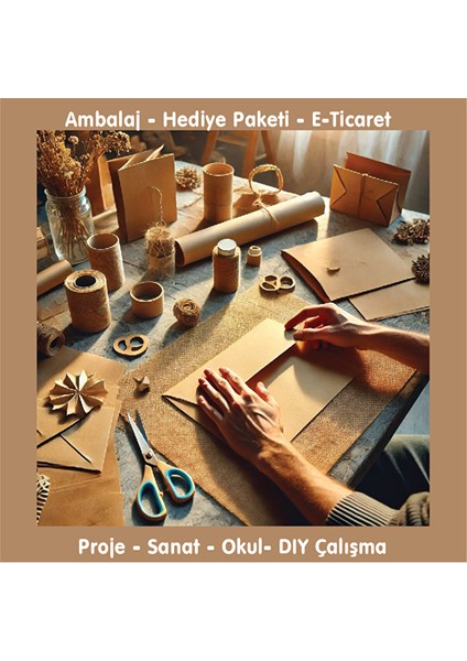 35X50 cm Kraft Kağıt – 100'LÜ Paket | Ambalaj-Paketleme, Okul-Proje-Sanatsal Çalışmalar 35X50 cm fırsatları