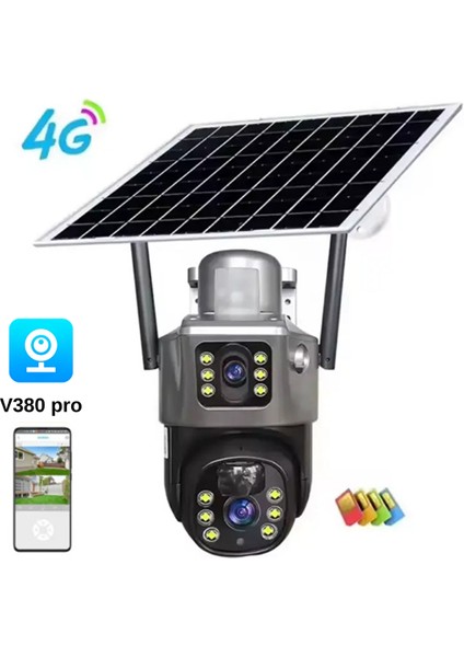 AHD-30205 Solar Güneş Enerjili 4g Sim Kartlı Kamera