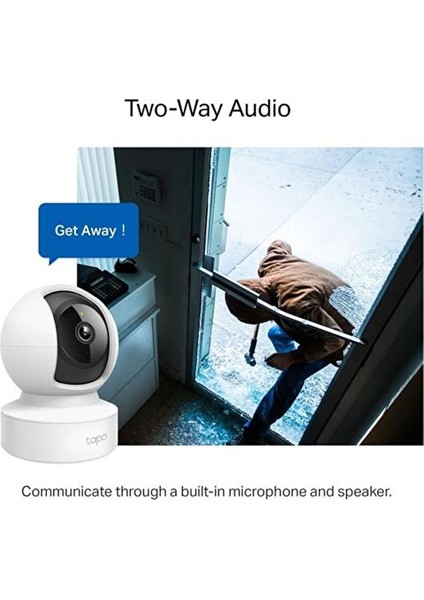 Tapo C212 Full Hd 2k Gece Görüşlü 3mp 128GB Micro Sd Destekli Wi-Fi Kamera