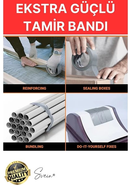 1 Adet 10 mt Kırmızı Tamir Takviye Kapatıcı Güçlü Onarım Bandı Su Geçirmez Sızdırmaz Dayanım Çatlak modelleri