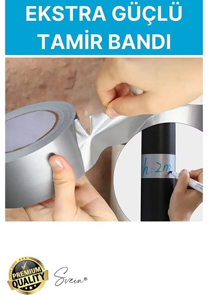 1 Adet 10 mt Kırmızı Tamir Takviye Kapatıcı Güçlü Onarım Bandı Su Geçirmez Sızdırmaz Dayanım Çatlak fırsatları