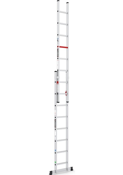 2x8 Basamaklı Iki Parçalı Alüminyum Merdiven (TS6050) 2x8 Basamak modelleri