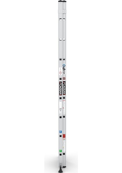 2x8 Basamaklı Iki Parçalı Alüminyum Merdiven (TS6050) 2x8 Basamak fırsatları