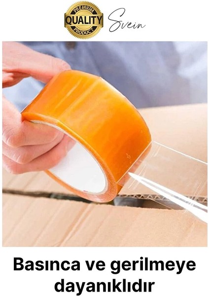 Ekstra Güçlü Yeni Formül 1 Adet 45 mm x 100 mt Koli Bandı Şeffaf Dayanıklı Bant Taşınma Ambalaj indirimleri