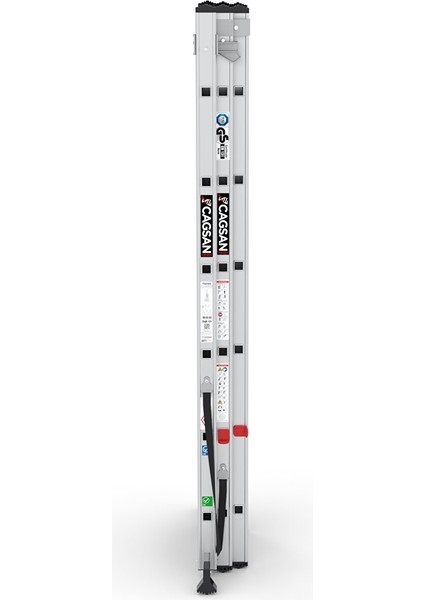 3x6 Basamaklı Üç Parçalı Çok Amaçlı Alüminyum Merdiven (TS6160) 3x6 Basamak fırsatları