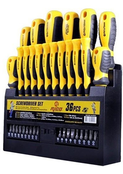 36 Parça Klasik Tornavida Seti 003-RK0025 fiyatları