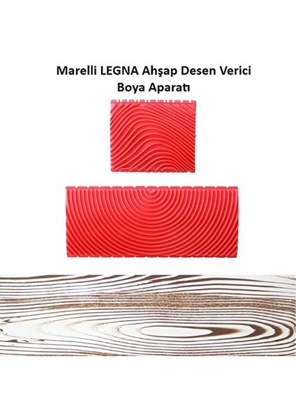 Marelli Legna Ahşap Deseni Verici Aparat 2 Parça